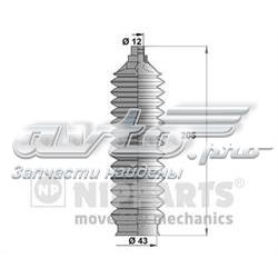 Пильник рульового механізму/рейки J2843008 Nipparts