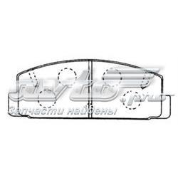 AKD1076 Akyoto Колодки гальмівні задні, дискові