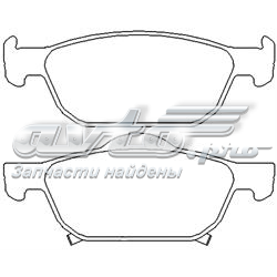 Гальмівні колодки Akyoto AKD8011 ціна, від 22.71 USD