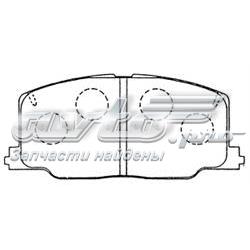 Гальмівні колодки Nibk PN1281 ціна, від 18.07 USD