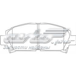 Передні тормозні колодки PN1362 Nibk