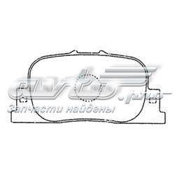Задні гальмівні колодки Nibk PN1431 ціна, від 11.33 USD