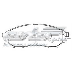 Гальмівні колодки Nibk PN2444 ціна, від 31.62 USD