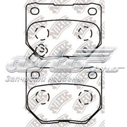 Колодки гальмові задні, дискові PN7800 Nibk