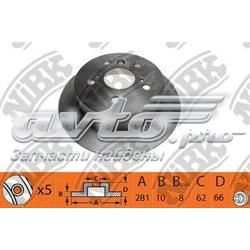 Задні дискові гальма Nibk RN1432 ціна, від 40.53 USD