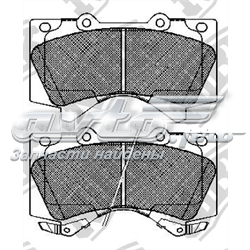 Колодки гальмівні передні, дискові PN1541 Nibk