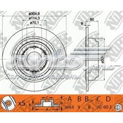 RN1407 Nibk Дискові гальма