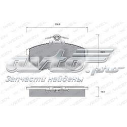 Тормозні колодки Chery T2176001ACHERY