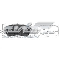 Тормозні колодки Kavo Parts KBP9087
