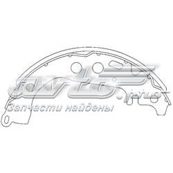Гальма робочі задні ножні і гальмівні барабани Kavo Parts KBS9904