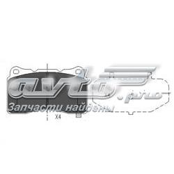 Передні тормозні колодки KBP8021 Kavo Parts