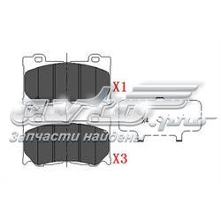 Гальмівні колодки Kavo Parts KBP6581 ціна, від 29.23 USD