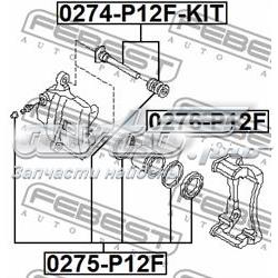Ремкомплект переднього супорту 0274P12FKIT Febest