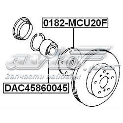 Підшипник маточини Febest DAC45860045