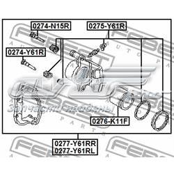 Супорт задній правий 0277Y61RR Febest