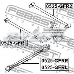 Купити 0525GFRR Febest Важіль/тяга задньої підвіски подовжній нижній, правий
