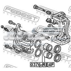 Купити 0376RE4F Febest Поршень супорту гальмівного, переднього