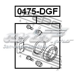 Купити 0475DGF Febest Ремкомплект переднього супорту
