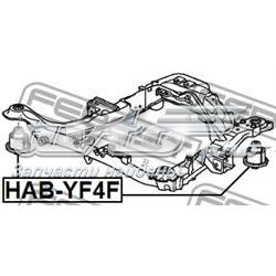Сайлентблок переднього підрамника Febest HABYF4F