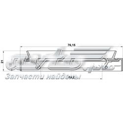 Купити 95HDS42761221R Febest Сальник хвостовика