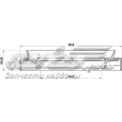 Сальник хвостовика 95HDS48801319R Febest