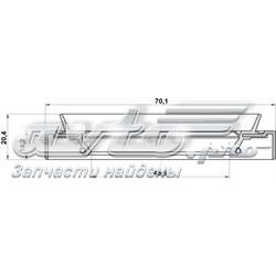 Купити 95HDS50701420X Febest Сальник піввісі переднього моста, лівої