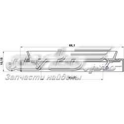 Купити 95HDS51660810X Febest Сальник передньої маточини, зовнішній