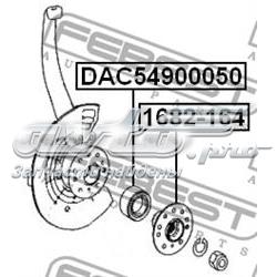 Підшипник маточини передньої/задньої DAC54900050 Febest