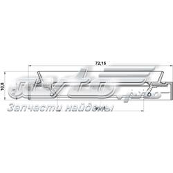Сальник передньої маточини, зовнішній 95HDS52720811X Febest
