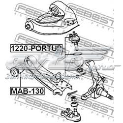 Купити 1220PORTUP Febest Кульова опора, верхня