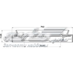 Сальник передньої маточини, внутрішній 95HDS54760811X Febest
