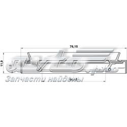 Сальник приводу 95HDS56760612X Febest