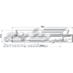 Купити 95HDY56750711X Febest Сальник задньої маточини