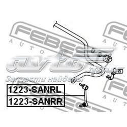 1223SANRL Febest Стійка стабілізатора задня