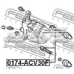 Купити 0174ACV30F Febest Направляюча супорту переднього, верхня