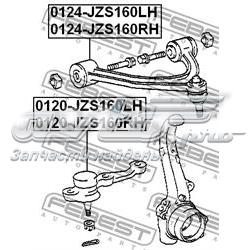 Купити 0120JZS160RH Febest Кульова опора, нижня, права