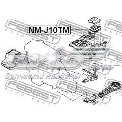 NMJ10TM Febest Подушка (опора) двигуна, ліва задня