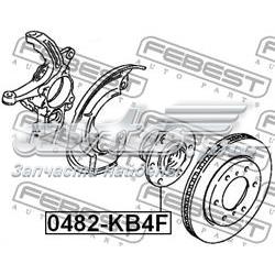 0482KB4F Febest Маточина (передня)