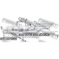 Тяга рульова поперечна Febest 0122UCF30 ціна, від 12.27 USD