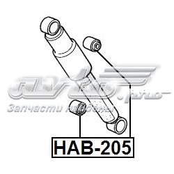 Задні втулки амортізатора HAB205 Febest