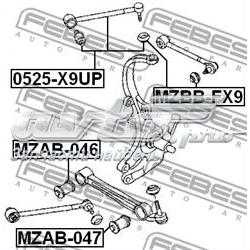 Купити 0525X9UP Febest Важіль задньої підвіски верхній, лівий/правий