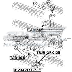 Сайлентблок переднього нижнього важеля TAB519 Febest