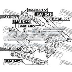 Сайлентблок заднього верхнього важеля BMAB022 Febest