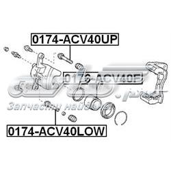 Направляюча супорту переднього, нижня 0174ACV40LOW Febest