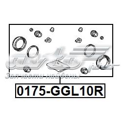 0175GGL10R Febest ремкомплект супорту гальмівного заднього