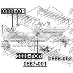 Купити 0888001 Febest Ролик паразитний ГРМ