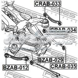 Сайлентблок тяги поперечної, задньої підвіски CRAB034 Febest