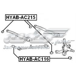 Сайлентблок заднього нижнього важеля HYABAC215 Febest