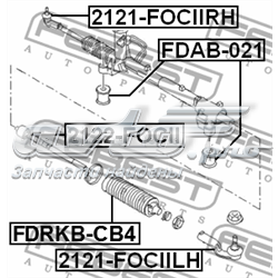 Тяга рульова поперечна Febest 2122FOCII ціна, від 11.33 USD