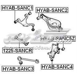 Сайлентблок цапфи задньої HYABSANC5Z Febest